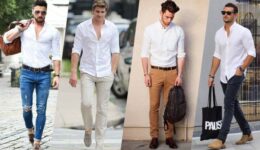 Erkekler Beyaz Gömlekleri Nasıl Kombinler