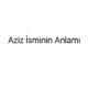 aziz-isminin-anlami-57684